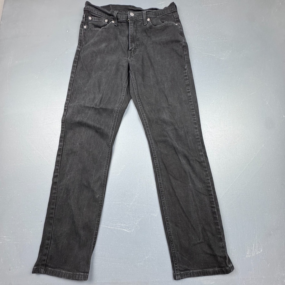 Levi's 541 Men's Jeans Size 30x32 Black Stretch Athletic Fit Tapered Leg Denim